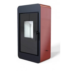 Сталева піч Defro Home PICO Червоний Сталева піч Defro Home PICO Червоний